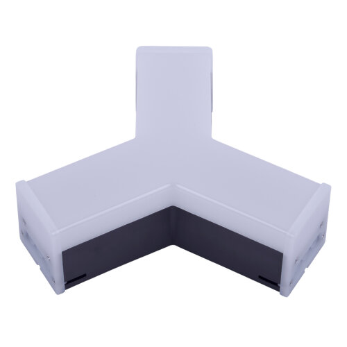 ULO-N11Y-10W-6500K IP40 BLACK Светильник светодиодный Y-образный, Белый свет 6500K, 2000Лм, Алюминий, Цвет черный, TM Uniel - фото 3