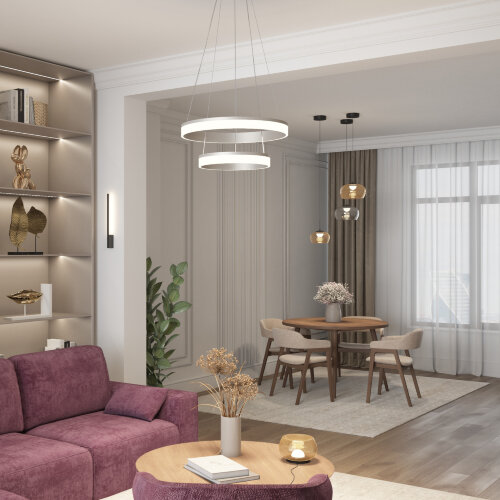 Светильник настенный TRIXRAY, 3Вт, 450?мм, 3000К, алюминий, черный. Фото 7