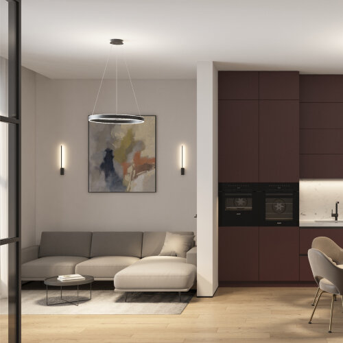 Светильник настенный TRIXRAY, 3Вт, 450?мм, 3000К, алюминий, черный. Фото 8