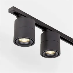 Трековый светодиодный светильник для однофазного шинопровода Klips черный 15W 4200K (1 шт.) LTB21 (040438)
