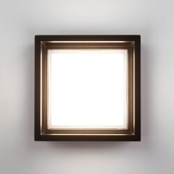 Уличный настенный светодиодный светильник Черный 1533 TECHNO LED (052253)