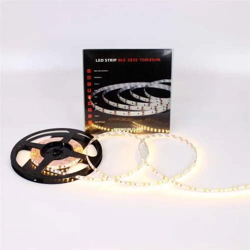Светодиодная лента Class Premium, 2835, 120 led/m, warm white, 12V, IP33, A34 - фото I