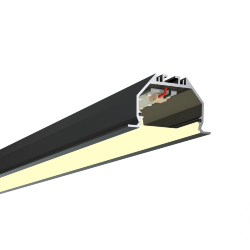 Линейный светильник LINE4932П БЕЗ БП (RAL9005/1500mm/LT70 — 3K/48W)