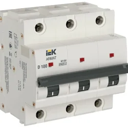 Выключатель автоматический модульный 3п D 100А M10H ARMAT IEK AR-M10H-3-D100