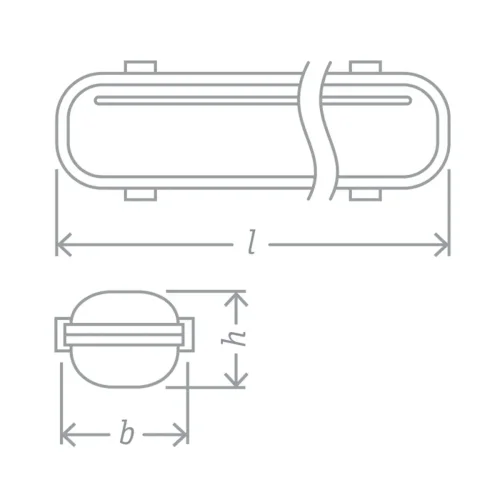 Светильник 61 087 DSP-04-600-IP65-2хT8-G13 176-264В под лампу NLL T8 LED (аналог ЛСП 2х18) Navigator 61087 - фото 3