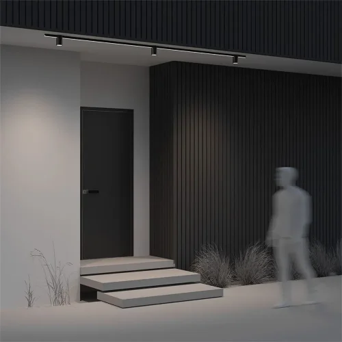 Уличный трековый светильник Alfa Elasity IP 3000К 16Вт 38° черный (Черный) - фото 5