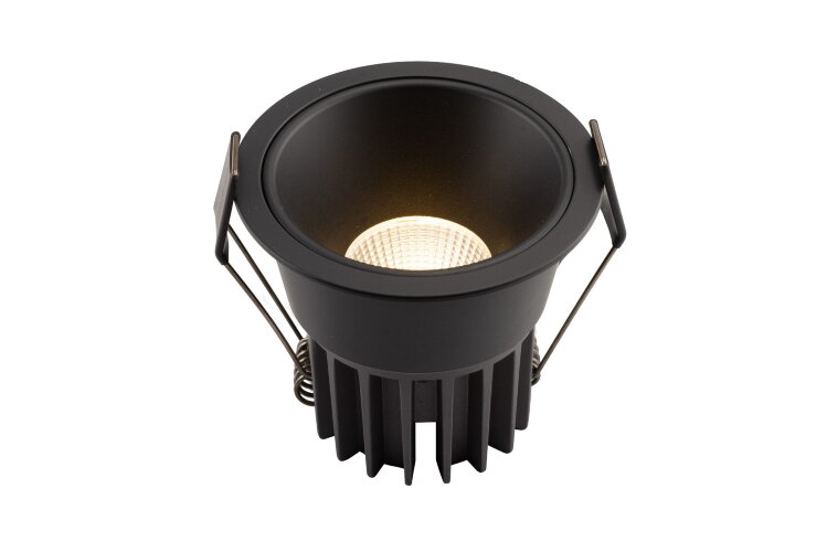 DK4500-BK Встраиваемый светильник, IP 20, 12 Вт, LED 3000, черный, алюминий.