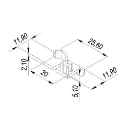 Заглушка для LC-LPV-1226 левая
