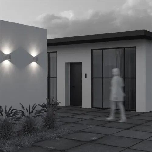 Настенный светильник Блок / Block 3000K 10Вт IP 65 (Белый) O507WL-L10W3K - фото 5