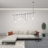 DK5561-WH+BK Cветильник для трека-ремня Belty, серия Flow, со светодиодом, D220*H117мм, 48V DC, 24W, RA90, 120°, 3000K, IP20, белый с черным, алюминий. Фото 5