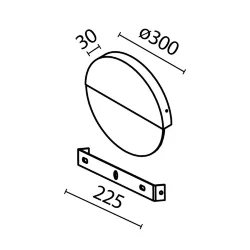 Настенный светильник (бра) Юпитер / Jupiter 3000К 13Вт (Мрамор) MOD320WL-L13MR3K1