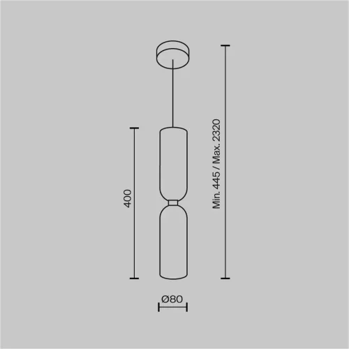 Подвесной светильник Memory E14х1 (Черный) - фото 9