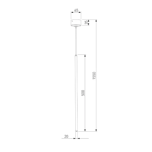 Подвесной светодиодный светильник Flinn 4W 4000К белый 50263 LED - фото 7