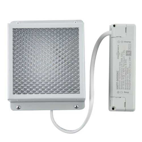 ULP-0808 7W-4000К IP40 GRILYATO WHITE Светильник светодиодный потолочный встраиваемый, Белый свет 4000K, 868Лм, Для ячеек 86х86мм, Корпус белый, В комплекте с и-п - фото 1