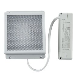 ULP-0808 7W-4000К IP40 GRILYATO WHITE Светильник светодиодный потолочный встраиваемый, Белый свет 4000K, 868Лм, Для ячеек 86х86мм, Корпус белый, В комплекте с и-п