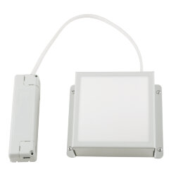 ULP-0808 7W-4000К IP40 GRILYATO WHITE Светильник светодиодный потолочный встраиваемый, Белый свет 4000K, 868Лм, Для ячеек 86х86мм, Корпус белый, В комплекте с и-п