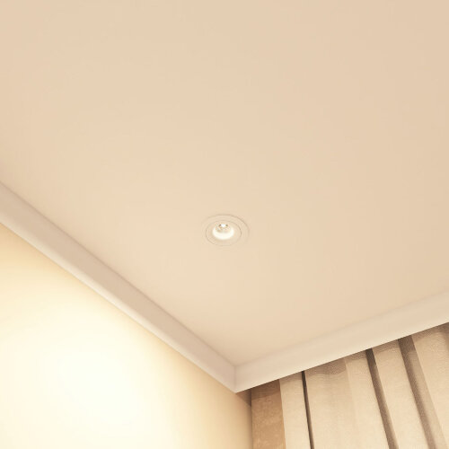 DK2120-WH Встраиваемый светильник, IP 20, 50 Вт, GU10, белый, алюминий. Фото 7