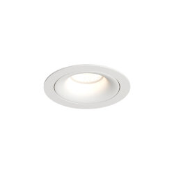 Встраиваемый светильник, IP 20, 50 Вт, GU10, белый, алюминий, Denkirs DK2120-WH