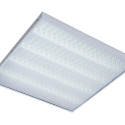 Универсальный офисный светодиодный светильник Армстронг 40 Вт IP44 595x595x40 мм 6000K Призма