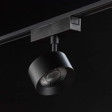 Светильник трековый SLIM, 48В 10W черный 2700-6000К, SL-SLIM-FTSBL-10-CCT. Фото 4