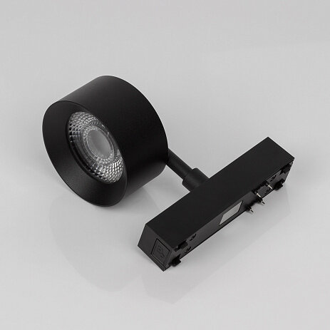 Светильник трековый SLIM, 48В 10W черный 2700-6000К, SL-SLIM-FTSBL-10-CCT. Фото 5