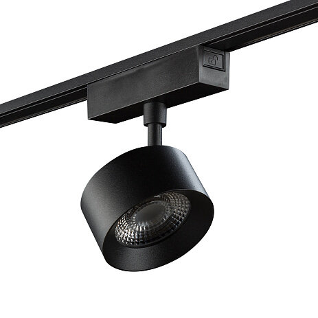 Светильник трековый SLIM, 48В 10W черный 2700-6000К, SL-SLIM-FTSBL-10-CCT - фото