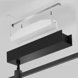 Esthetic Magnetic Декоративная стойка с вводом питания (с местом под блок питания) 124 мм 85140/00 (065432)