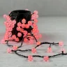 Гирлянда «Шарики» 10м Красная 220В, Диаметр Шарика 23мм, 100 LED, Провод Черный Каучук 2,3мм, IP54. Фото 1.