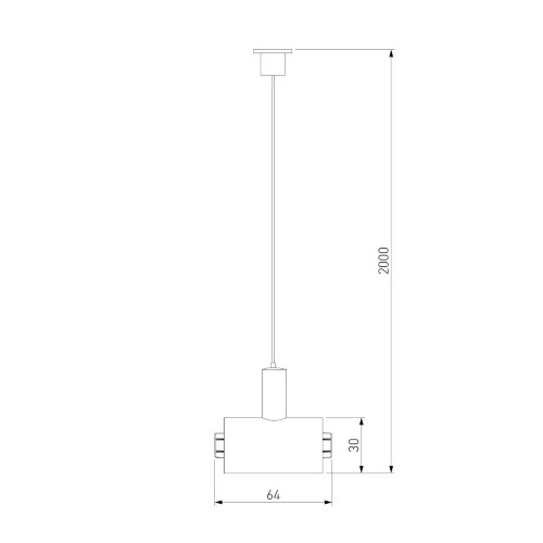 Module System Набор подвеса без питания (черный) 85186/00 - фото 5