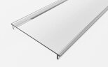 Рассеиватель поликарбонатный для профиля LC-LRM-P55-2 прозрачный - фото