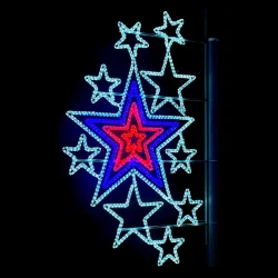 Светодиодная Консоль «Звездное Сияние» 120 х 210 см, 220В