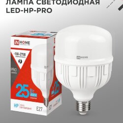 Лампа светодиодная LED-HP-PRO 25Вт 230В E27 6500К 2380Лм IN HOME