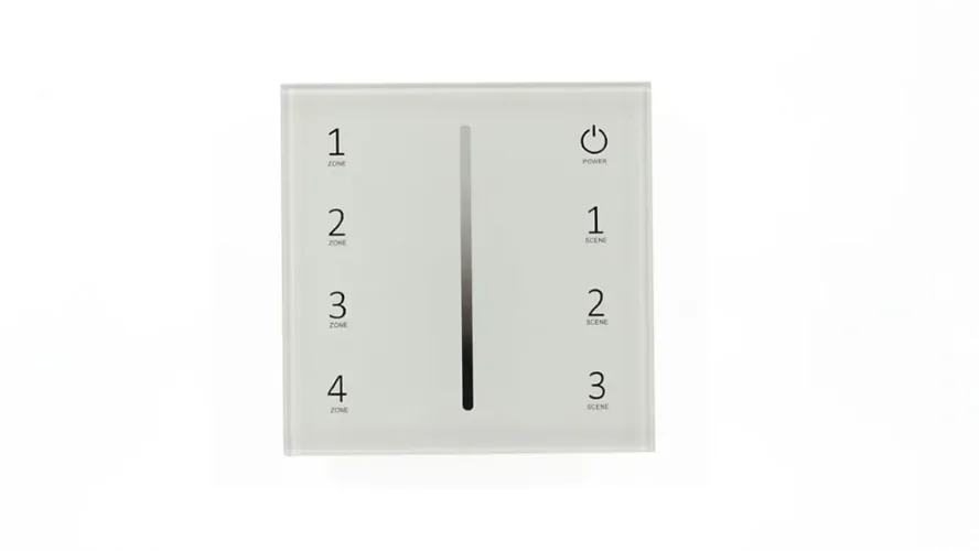 Сенсорная панель T11-1 White IC15 (220V, DIM, 4 zone, DMX512, RF 2.4GHz) - фото I