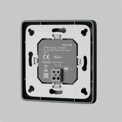 2-х кнопочная настенная панель DALI (Черный)