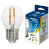 LED-G45-9W-3000K-E27-CL-DIM GLA01TR Лампа светодиодная диммируемая, Форма шар, прозрачная, Серия Air, Теплый белый свет 3000K. - фото 4