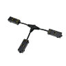 TR2115-BK Гибкий Т-образный, электрический коннектор трека SMART, черный.