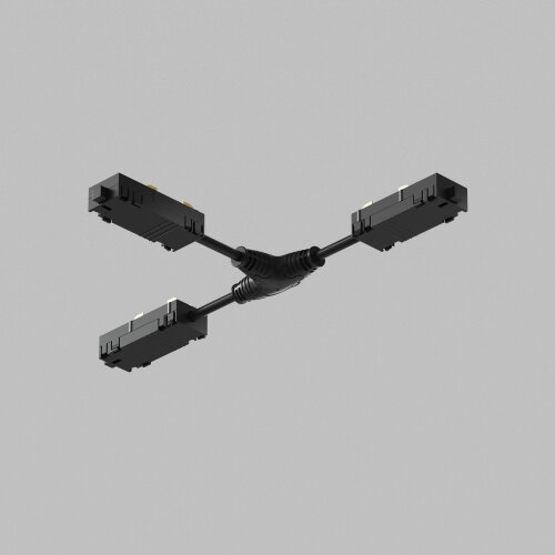 TR2115-BK Гибкий Т-образный, электрический коннектор трека SMART, черный.