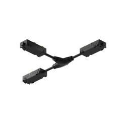 Гибкий Т-образный, электрический коннектор трека SMART, черный, Denkirs TR2115-BK