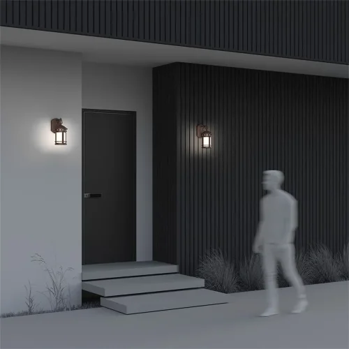 Настенный светильник (бра) Salamanca E27х1 60Вт IP 44 (Коричневый) - фото 5