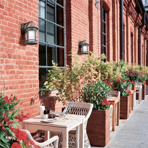 Настенный светильник (бра) Salamanca E27х1 60Вт IP 44 (Коричневый) - фото 11