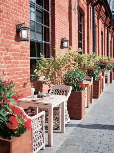 Настенный светильник (бра) Salamanca E27х1 60Вт IP 44 (Коричневый) - фото 12