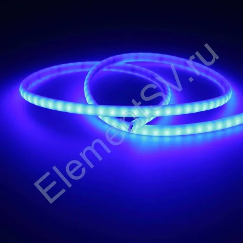 Светодиодная лента Standart Pro class 2835 120led/m, blue, 12V, IP68, N336 - фото.