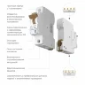Автоматический выключатель 1P 6 A C 4,5 kА W901P064 - фото 2