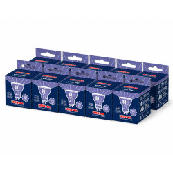 LED-JCDR-7W-6500K-GU10-NR SET10 Лампа светодиодная, Форма JCDR, матовая, Серия Norma, Дневной белый свет 6500K, Упаковка 10 штук