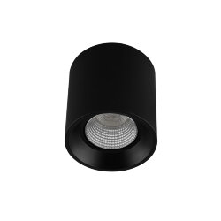Светильник накладной IP 20, 10 Вт, GU5.3, LED, черный/хром, пластик, Denkirs DK3090-BK+CH