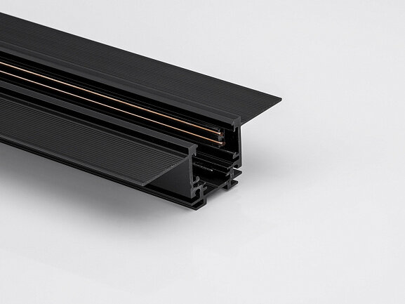 'Шинопровод встраиваемый низкопрофильный под шпаклевку, серия SY-LINK, Черный, IP20 , SY-LINK-20T2S-2.5-BL - фото