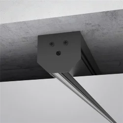 Slim Magnetic Шинопровод в натяжной потолок с декоративными вставками черный (2м) 85204/00 85204/00