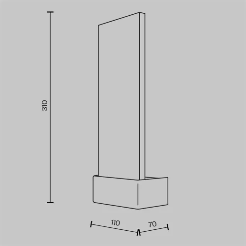 Настенный светильник (бра) Ornate 3000К 2Вт (Хром) - фото 2