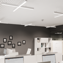 Светильник WOLTA PRO КОНТУР КРОСС ДСО03-144-201-4К-Б Матовый