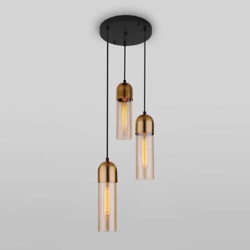 Подвесной светильник со стеклянными плафонами - Фото 2